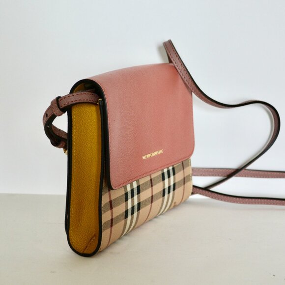 NWT BURBERRY HOUSE CHECK LOXLEY CROSSBODY BAG CLUTCH - Picture 3 of 6